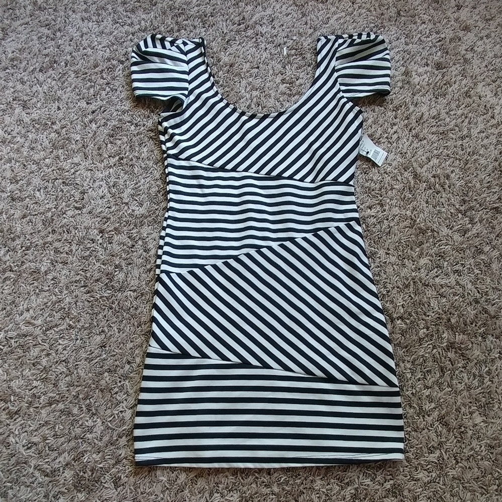 Striped Mini Dress